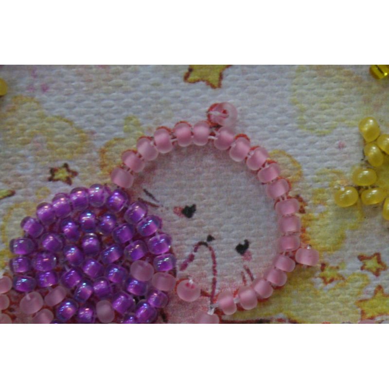 Magnets Bead embroidery kit Cat constellation