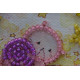 Magnets Bead embroidery kit Cat constellation