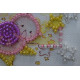 Magnets Bead embroidery kit Cat constellation