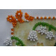 Magnets Bead embroidery kit May Lilies