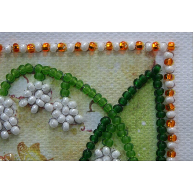 Magnets Bead embroidery kit May Lilies