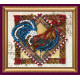 Magnets Bead embroidery kit Pompous cockerel