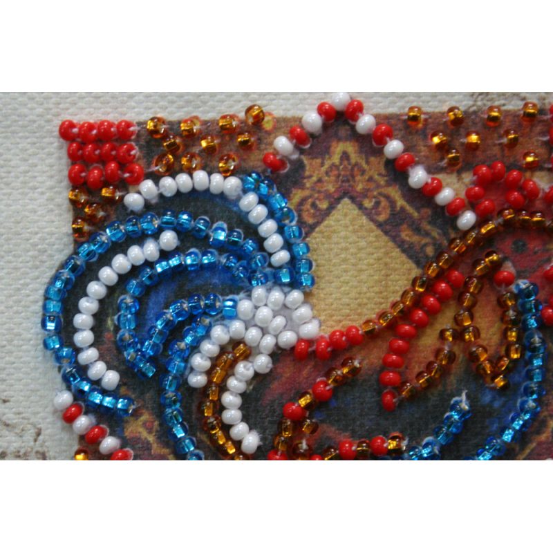 Magnets Bead embroidery kit Pompous cockerel