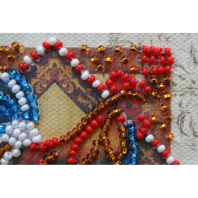 Magnets Bead embroidery kit Pompous cockerel