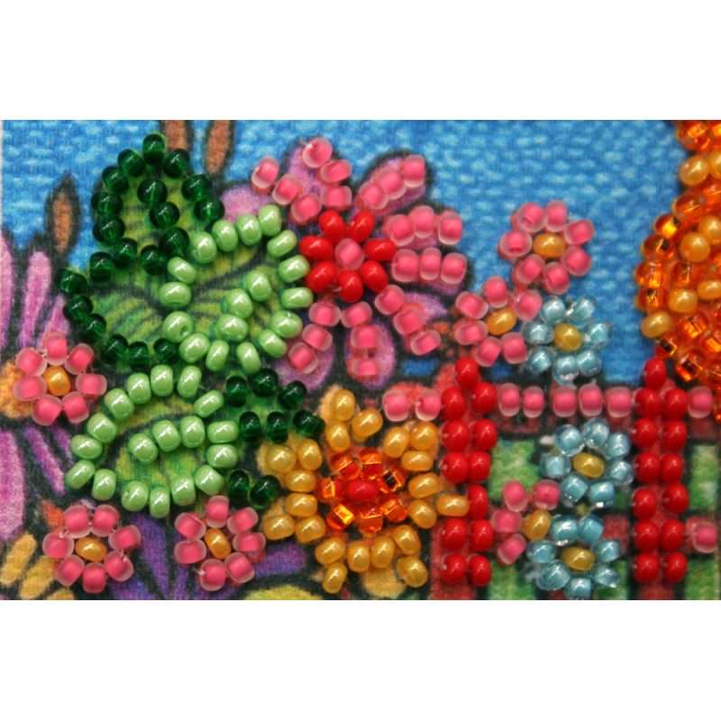 Magnets Bead embroidery kit Summer evening