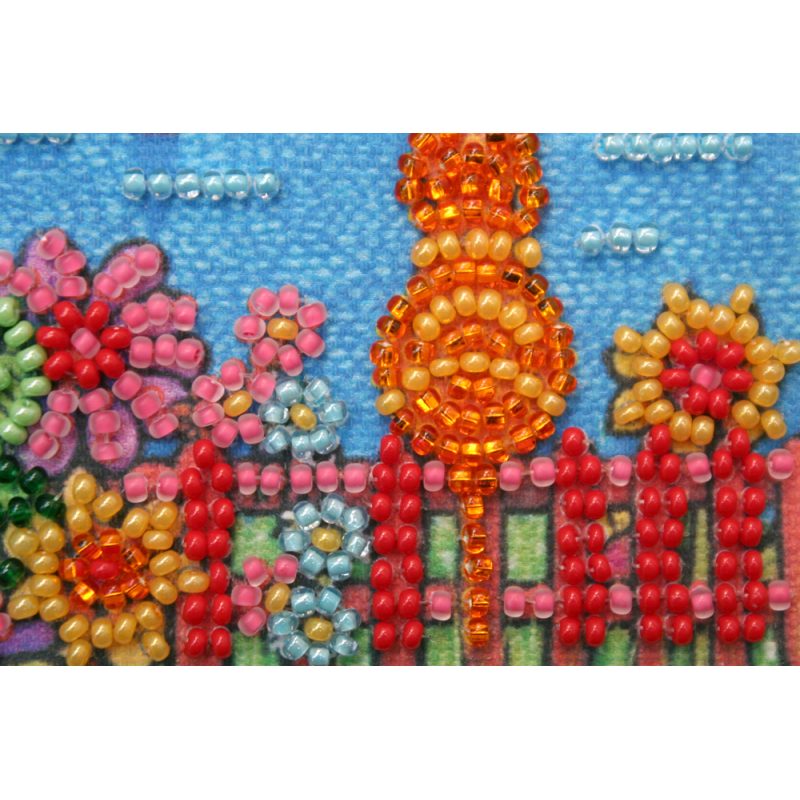 Magnets Bead embroidery kit Summer evening