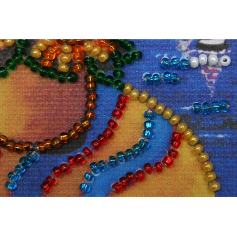 Magnets Bead embroidery kit Romantic date