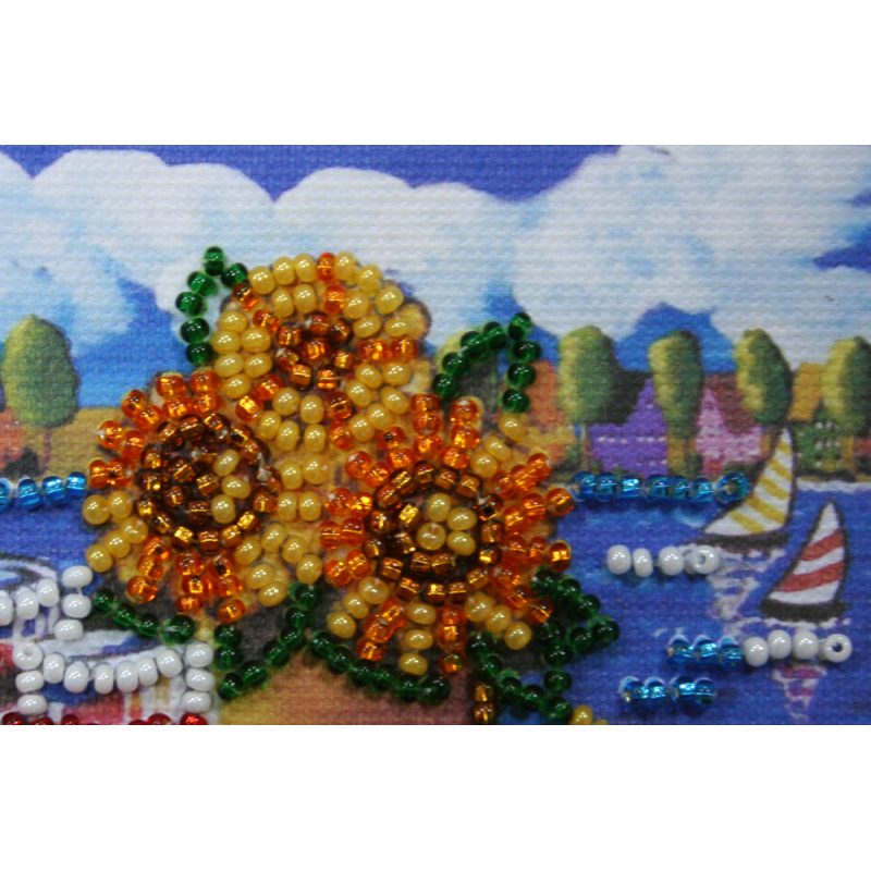 Magnets Bead embroidery kit Romantic date