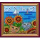 Magnets Bead embroidery kit A holiday romance