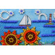 Magnets Bead embroidery kit A holiday romance