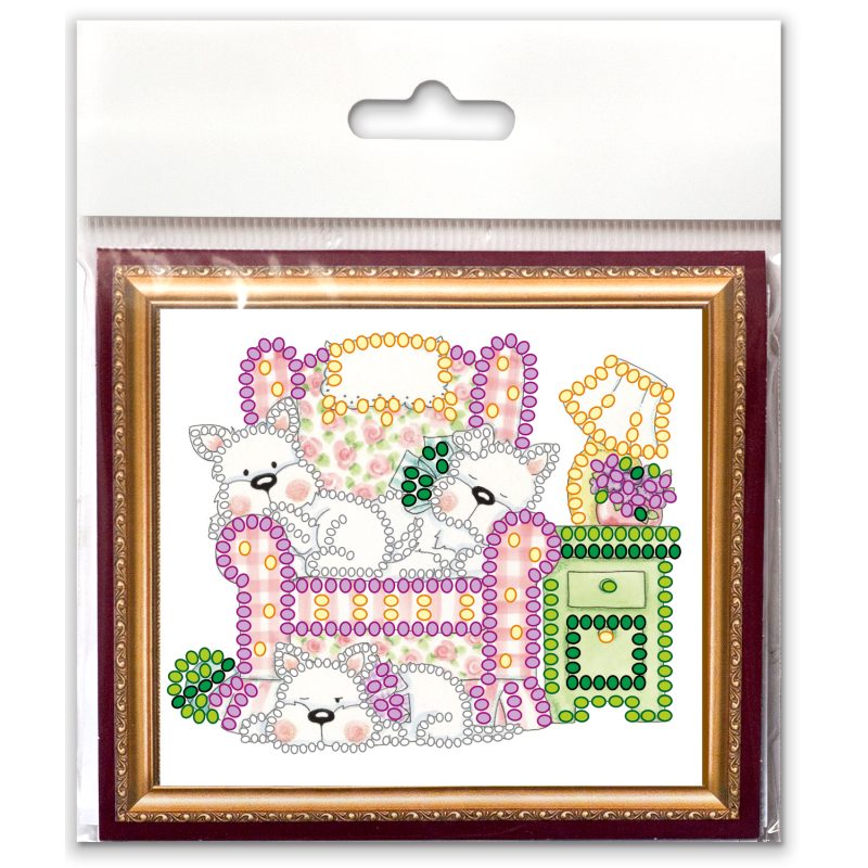 Magnets Bead embroidery kit United friends