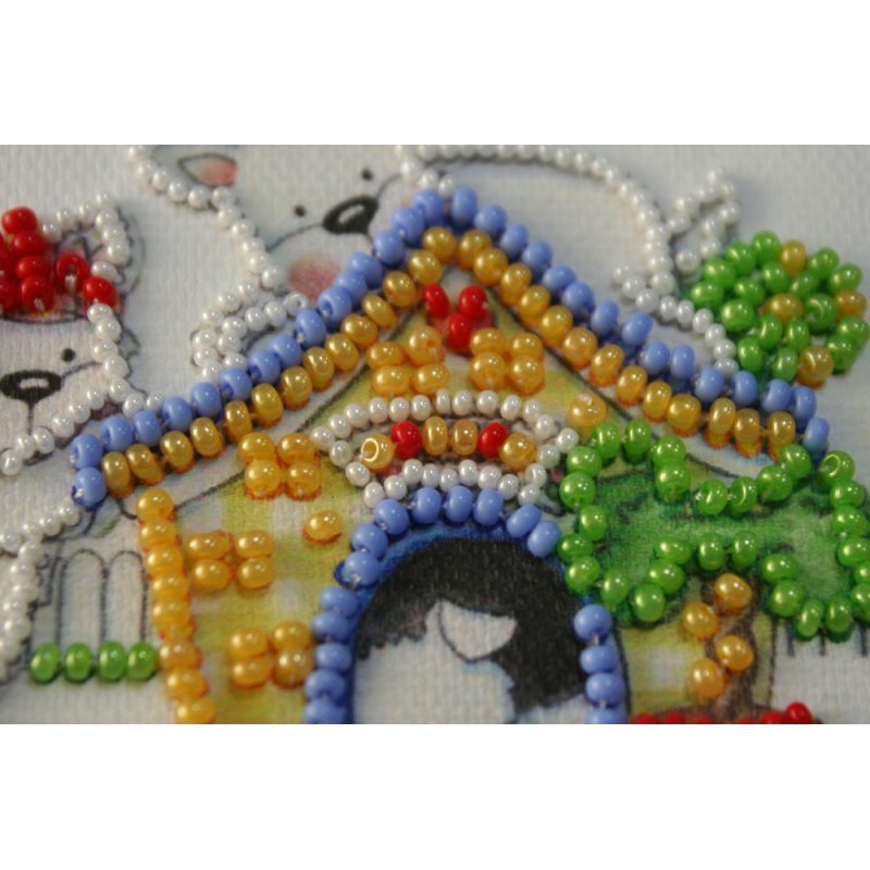 Magnets Bead embroidery kit Naughty children