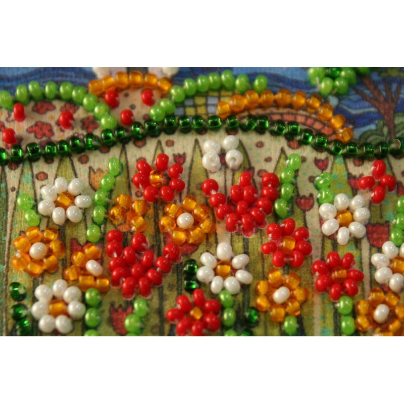Magnets Bead embroidery kit Flower sea