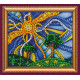 Magnets Bead embroidery kit Life-giving sun