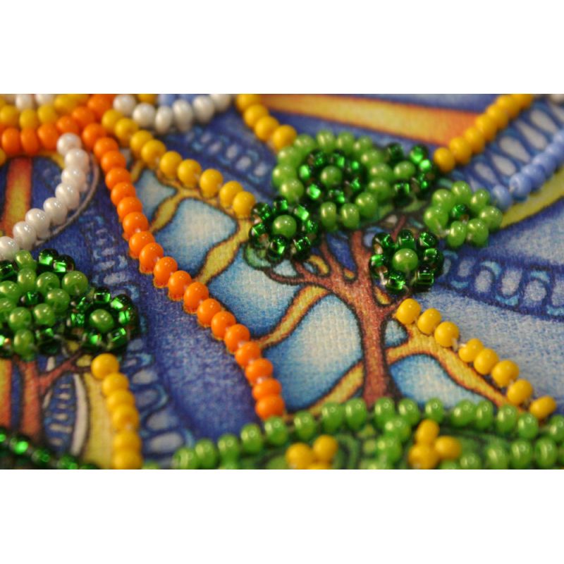 Magnets Bead embroidery kit Life-giving sun