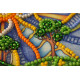 Magnets Bead embroidery kit Life-giving sun