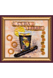 Magnets Bead embroidery kit Cuba Libre