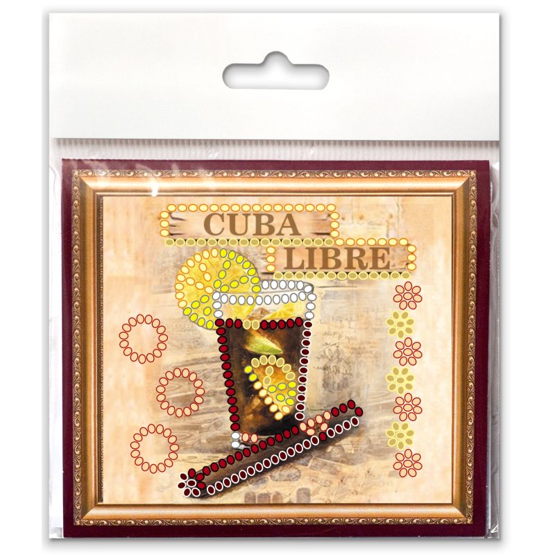 Magnets Bead embroidery kit Cuba Libre