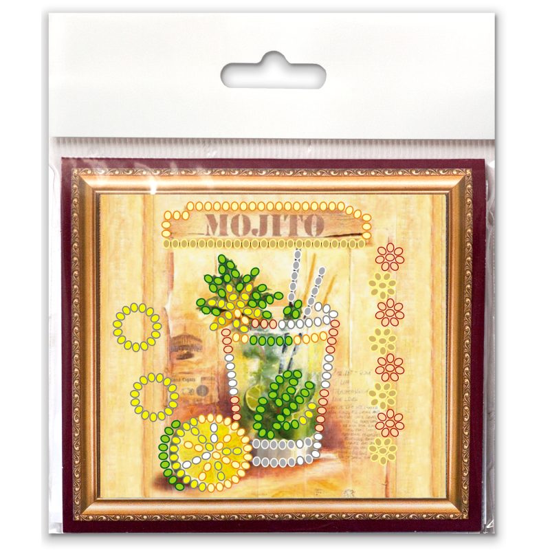 Magnets Bead embroidery kit Mojito