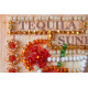 Magnets Bead embroidery kit Tequila Sunrise