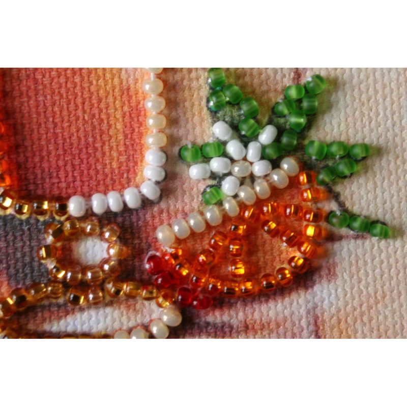 Magnets Bead embroidery kit Tequila Sunrise