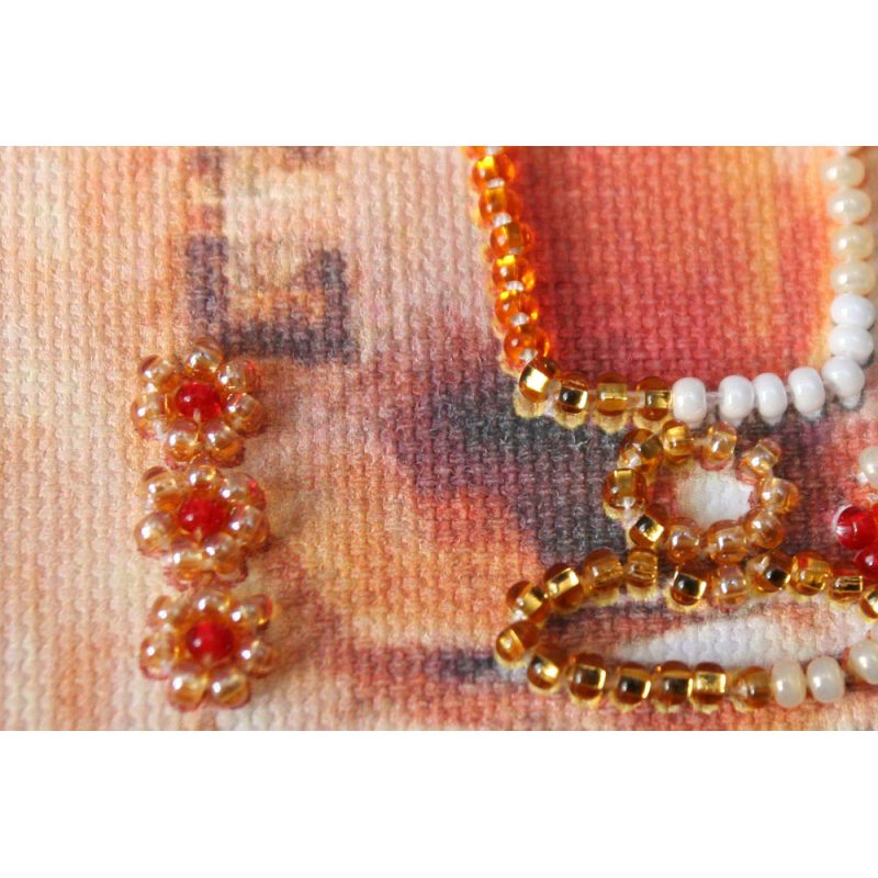 Magnets Bead embroidery kit Tequila Sunrise