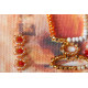 Magnets Bead embroidery kit Tequila Sunrise