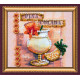 Magnets Bead embroidery kit Pina Colada