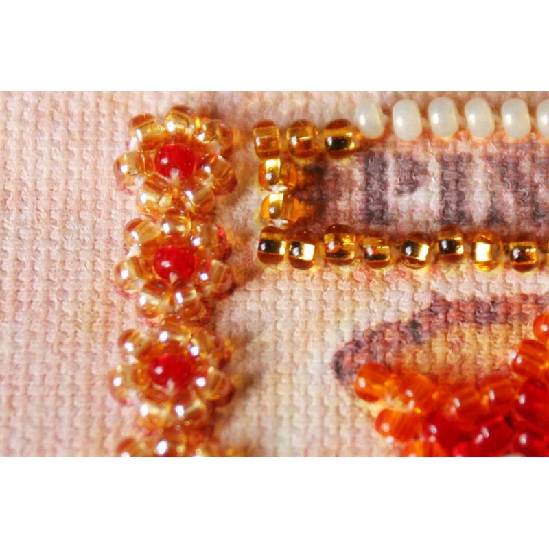 Magnets Bead embroidery kit Pina Colada
