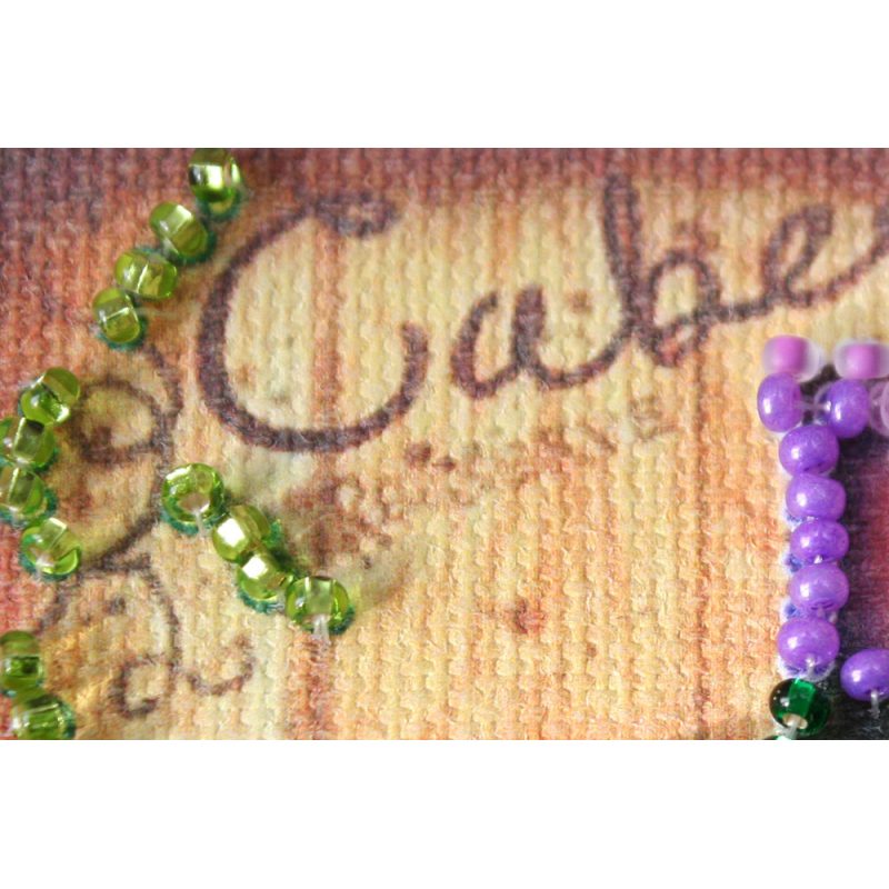 Magnets Bead embroidery kit Caberne