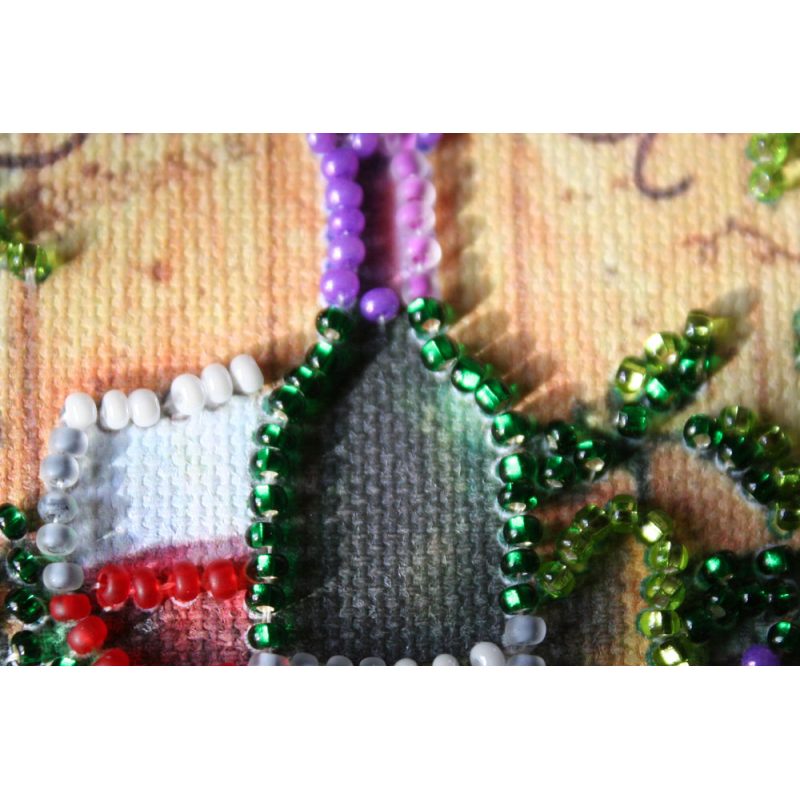 Magnets Bead embroidery kit Caberne