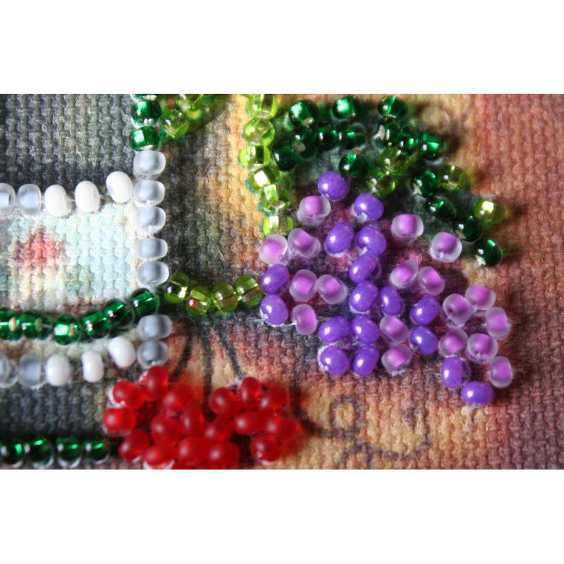 Magnets Bead embroidery kit Caberne