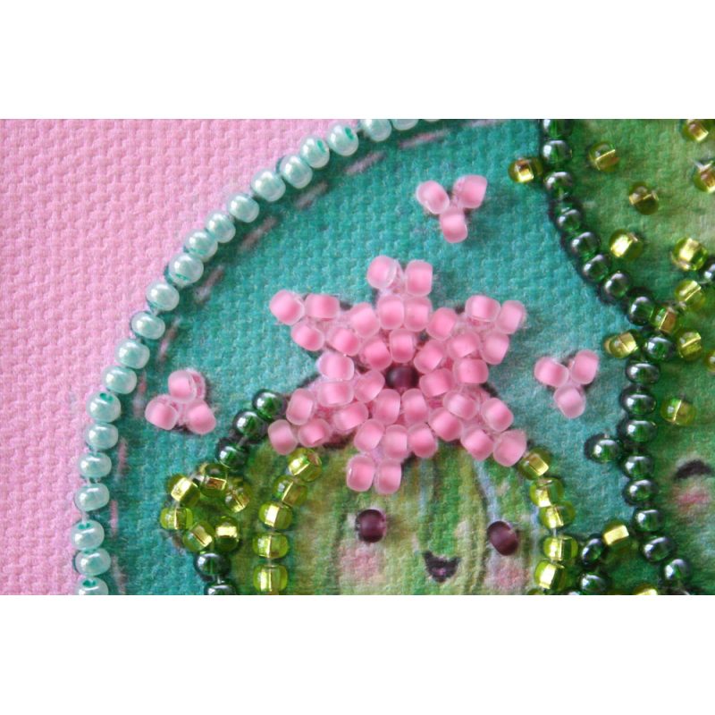Magnets Bead embroidery kit Little cacti