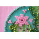 Magnets Bead embroidery kit Little cacti