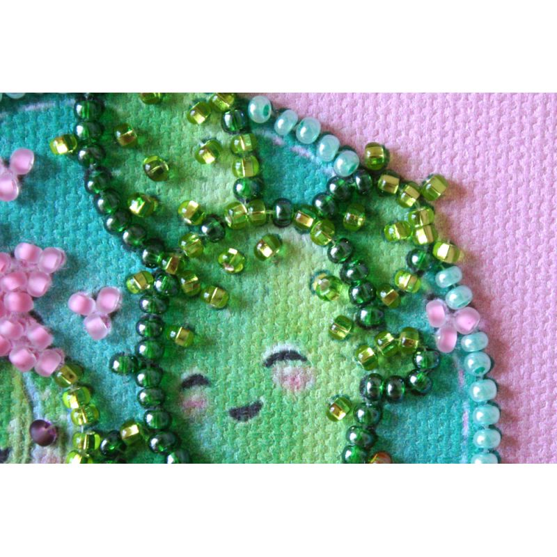 Magnets Bead embroidery kit Little cacti