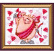 Magnets Bead embroidery kit Amor