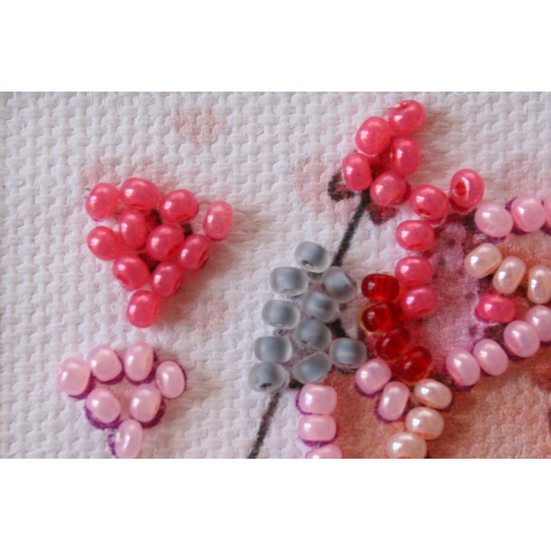 Magnets Bead embroidery kit Amor