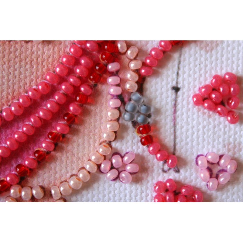 Magnets Bead embroidery kit Amor