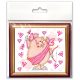 Magnets Bead embroidery kit Amor