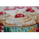 Mid-sized bead embroidery kit Baked with love