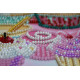 Mid-sized bead embroidery kit Baked with love