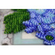 Mid-sized bead embroidery kit Gentle hydrangeas