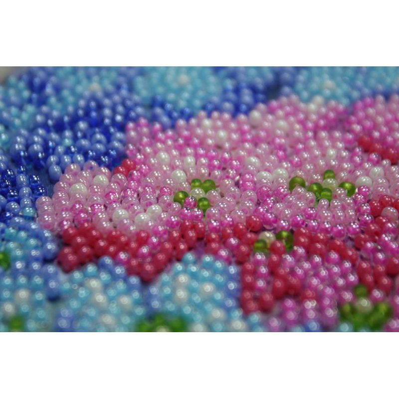 Mid-sized bead embroidery kit Gentle hydrangeas