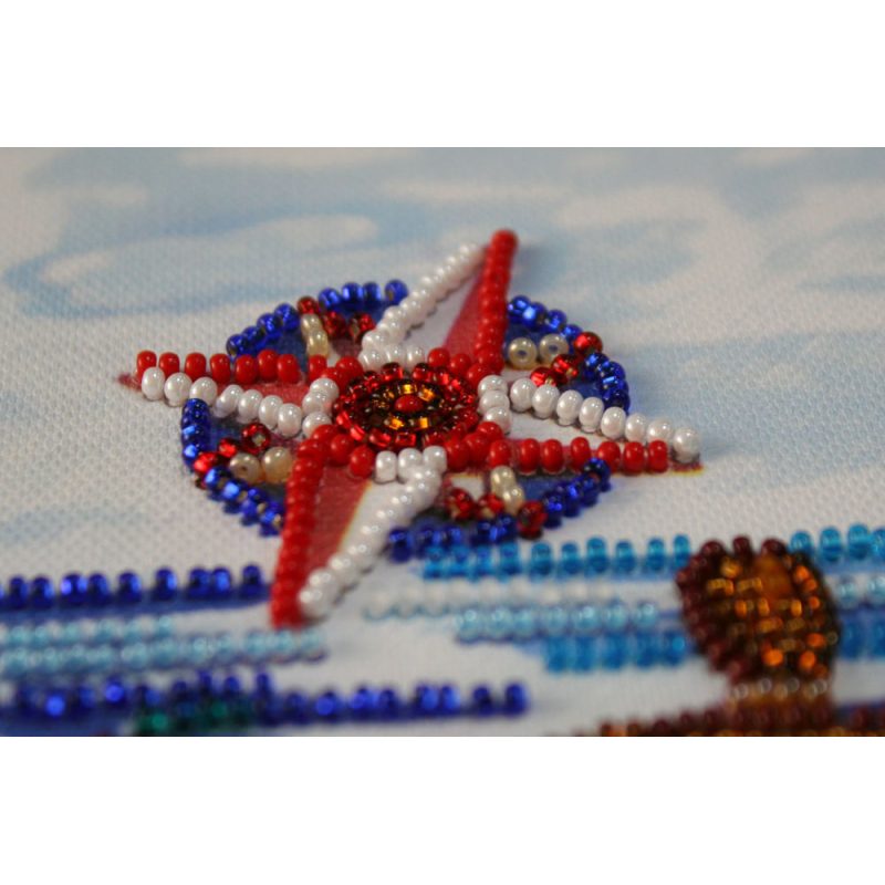 Mid-sized bead embroidery kit Attracted distance