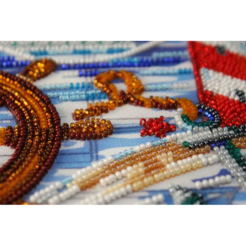 Mid-sized bead embroidery kit Attracted distance