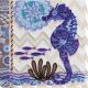 Mid-sized bead embroidery kit At the bottom of the sea