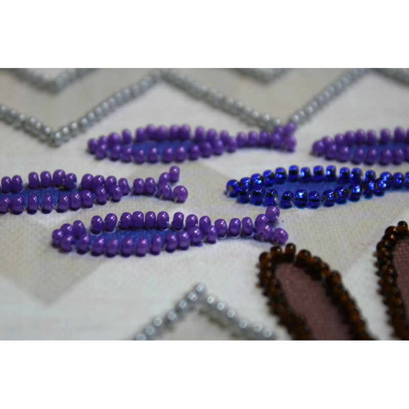 Mid-sized bead embroidery kit At the bottom of the sea