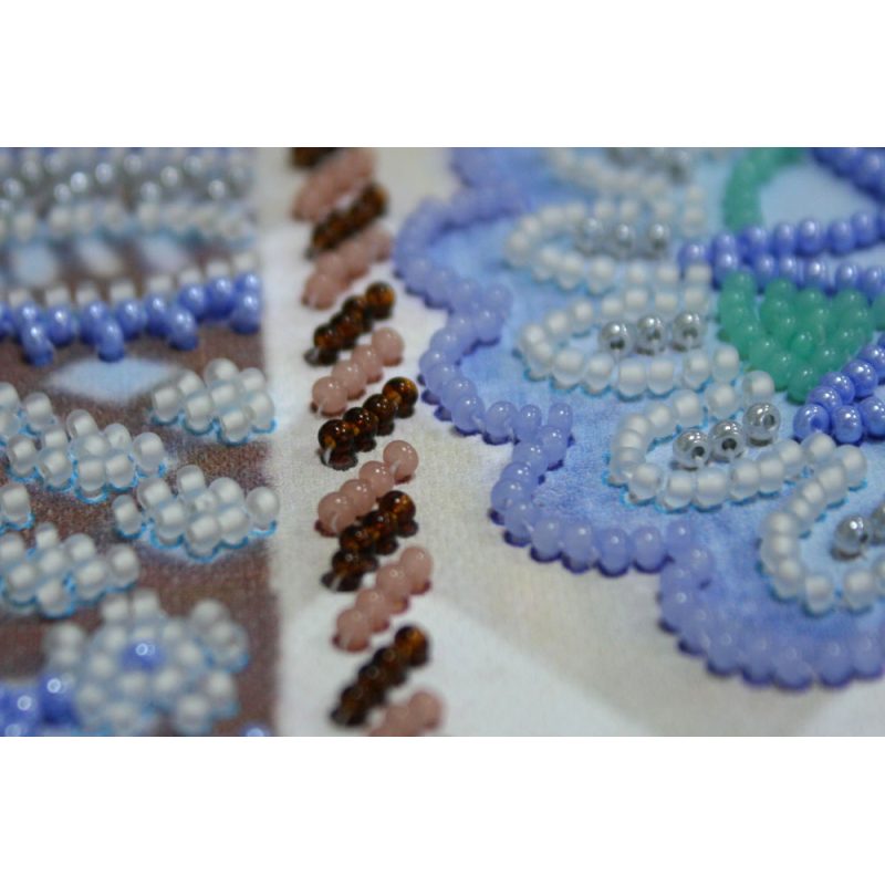 Mid-sized bead embroidery kit At the bottom of the sea