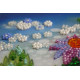 Mid-sized bead embroidery kit Earth stars
