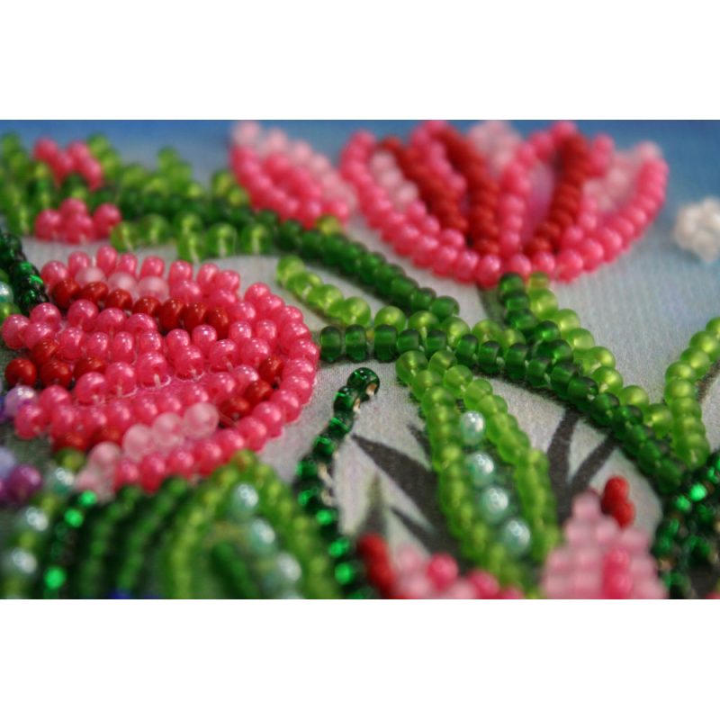 Mid-sized bead embroidery kit Earth stars